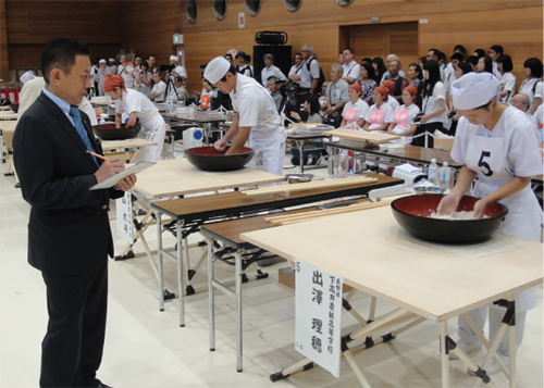 第6回 全国高校生そば打ち選手権大会開催!!